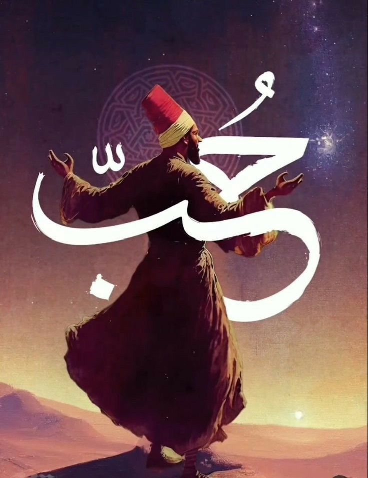 爱：赤帽孤影立于星沙与暮光之门，白符如潮环绕身侧，紫雾深处微光沉浮，衣袂翻涌，宛若古誓在寂夜中缓缓回响。