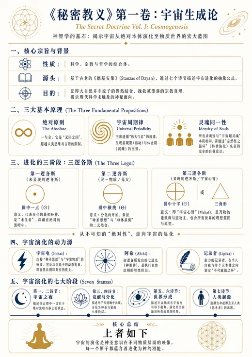 《秘密教义》第一卷：宇宙生成论