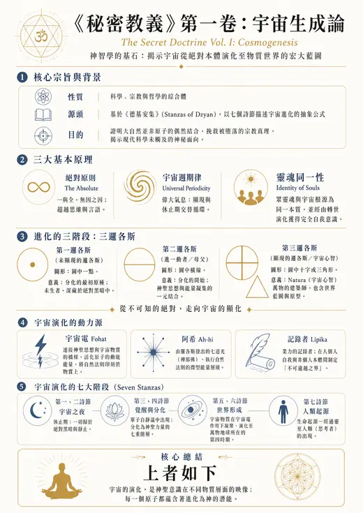 《秘密教義》第一卷：宇宙生成論